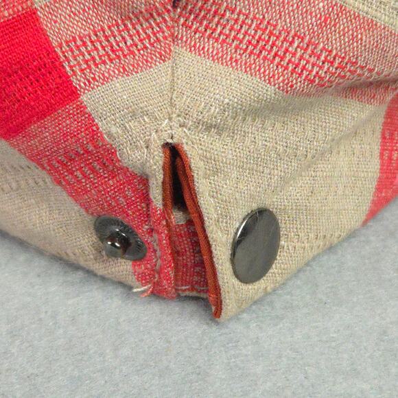 Plaid Newsboy Cap Adjustable Lightweight Flat Cap Cabbie Hat - Picture 7 of 9